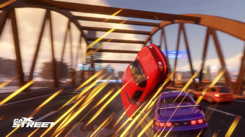 CarX Street car crash